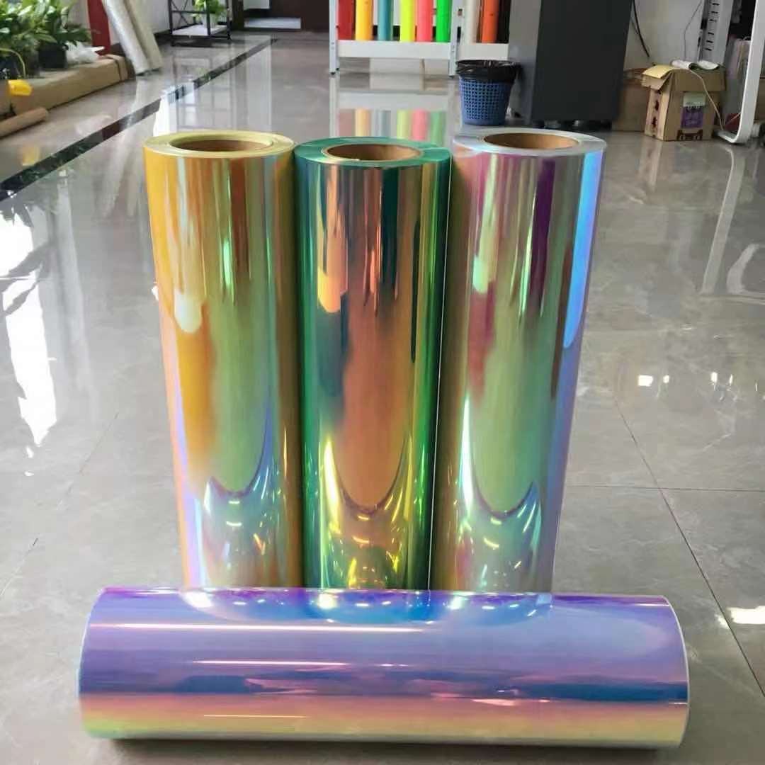 سهل التعشيب الهولوغرام نقل الحرارة الفينيل cuttable فليكس للملابس